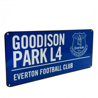 FC Everton kovová značka Street Sign BL