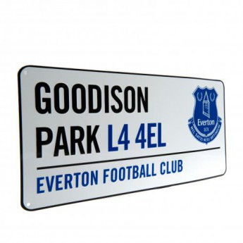 FC Everton ceduľa na stenu Street Sign