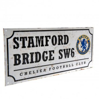 FC Chelsea ceduľa na stenu Street Sign Retro