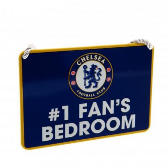 FC Chelsea značka do spálne blue Bedroom Sign No1 Fan