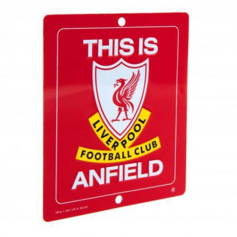 FC Liverpool ceduľa na okno Window Sign SQ