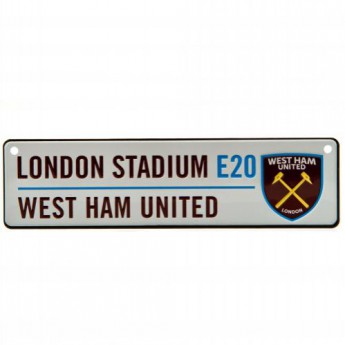 West Ham United ceduľa na okno Window Sign