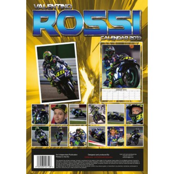 Valentino Rossi kalendár 2019 (29,7 x 42 cm) A3