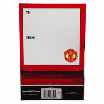 Manchester United narodeninové želanie Pop-Up Birthday Card