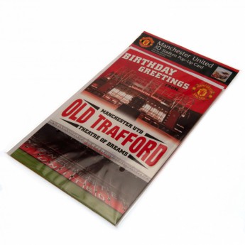 Manchester United narodeninové želanie Pop-Up Birthday Card