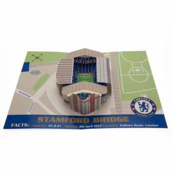 FC Chelsea narodeninové želanie Pop-Up Birthday Card