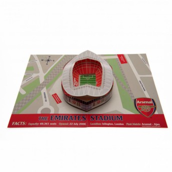 FC Arsenal narodeninové želanie Pop-Up Birthday Card