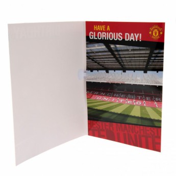 Manchester United narodeninové želanie Musical Birthday Card