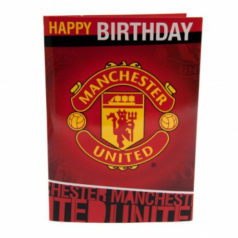 Manchester United narodeninové želanie Musical Birthday Card