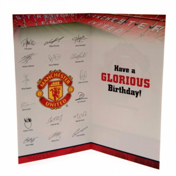 Manchester United narodeninové želanie Birthday Card No 1 Fan