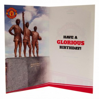 Manchester United narodeninové želanie Birthday Card Dad