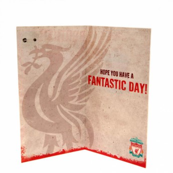 FC Liverpool narodeninové želanie Birthday Card Brother