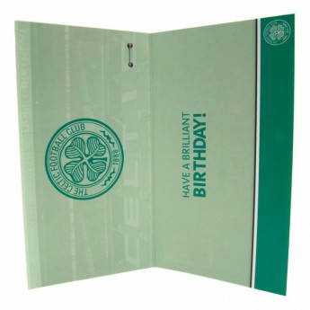 FC Celtic narodeninové želanie Birthday Card Huddle