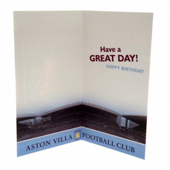 Aston Villa narodeninové želanie Birthday Card