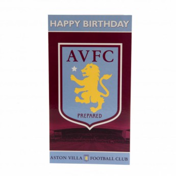 Aston Villa narodeninové želanie Birthday Card