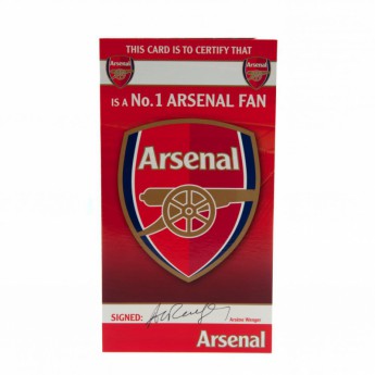 FC Arsenal narodeninové želanie Birthday Card No 1 Fan