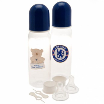 FC Chelsea sada fliaš pre dojčatá 2 pcs Feeding Bottles