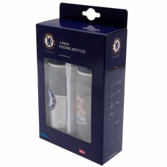 FC Chelsea sada fliaš pre dojčatá 2 pcs Feeding Bottles