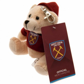 West Ham United plyšový medvedík Bag Buddy Bear