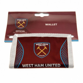 West Ham United peňaženka z nylonu Nylon Wallet logo
