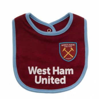 West Ham United detský podbradník 2 Pack Bibs