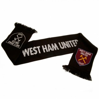 West Ham United zimný šál Scarf black RT