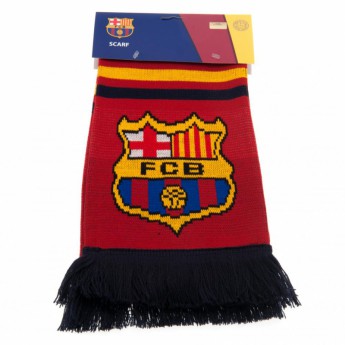 FC Barcelona zimný šál stripe red