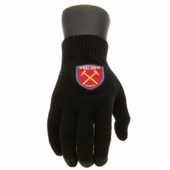 West Ham United detské rukavice Knitted Gloves Junior