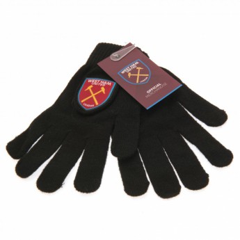 West Ham United detské rukavice Knitted Gloves Junior