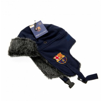 FC Barcelona zimná čiapka Jersey Trapper