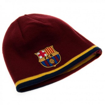 FC Barcelona zimná čiapka double sided blue red