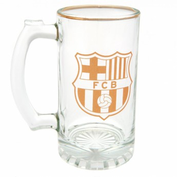 FC Barcelona poháre Glass Tankard gold