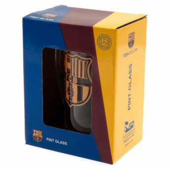 FC Barcelona poháre Glass Tankard gold