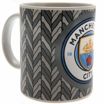 Manchester City set hrnček a plyšový medveď Mug and Bear Set