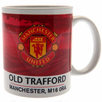 Manchester United hrnček address Old Trafford