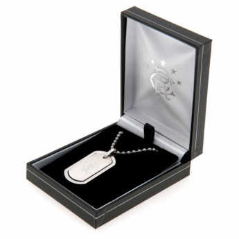 FC Rangers retiazka na krk s psou známkou Framed Dog Tag & Chain