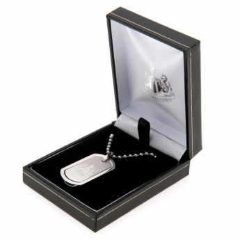 Newcastle United retiazka na krk s psou známkou Framed Dog Tag & Chain