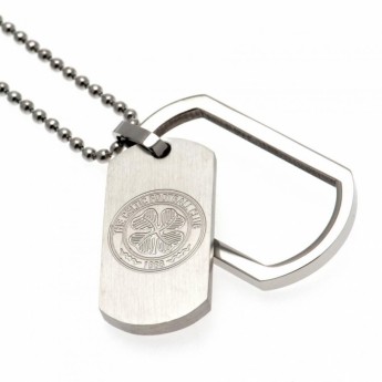 FC Celtic retiazka na krk s psou známkou Framed Dog Tag & Chain