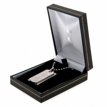 Tottenham retiazka na krk s psou známkou Double Dog Tag & Chain