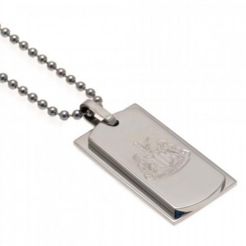 Newcastle United retiazka na krk s psou známkou Double Dog Tag & Chain