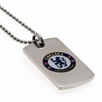 FC Chelsea retiazka na krk s psou známkou Colour Crest Dog Tag & Chain