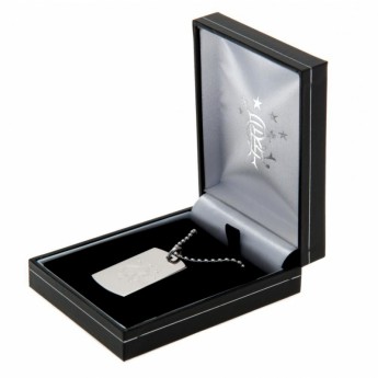 FC Rangers retiazka na krk s psou známkou Engraved Dog Tag & Chain1
