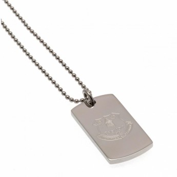 FC Everton retiazka na krk s psou známkou Engraved Dog Tag & Chain