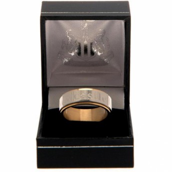 Newcastle United prsteň Bi Colour Spinner Ring XX-Large