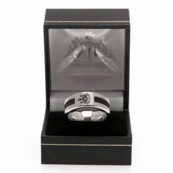 Newcastle United prsteň Black Inlay Medium