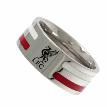 FC Liverpool prsteň Colour Stripe Ring Large