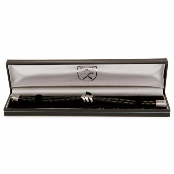 West Ham United kožený náramok Leather Bracelet
