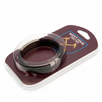 West Ham United silikónový náramok Stitched Silicone Bracelet