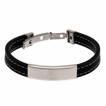 Aston Villa silikónový náramok Stitched Silicone Bracelet