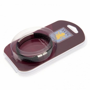 Aston Villa silikónový náramok Stitched Silicone Bracelet